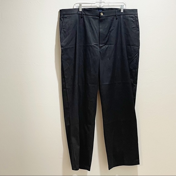 FALLS CREEK Men’s Straight No Iron Khaki Pants - Picture 1 of 7